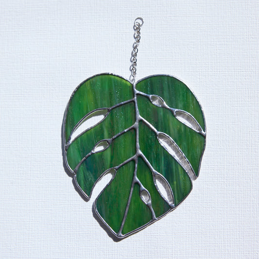 Vitrail Feuille Monstera