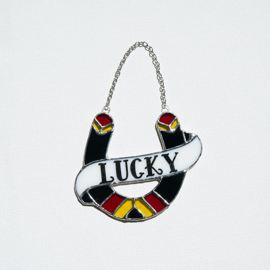 Vitrail Lucky - Fer à cheval