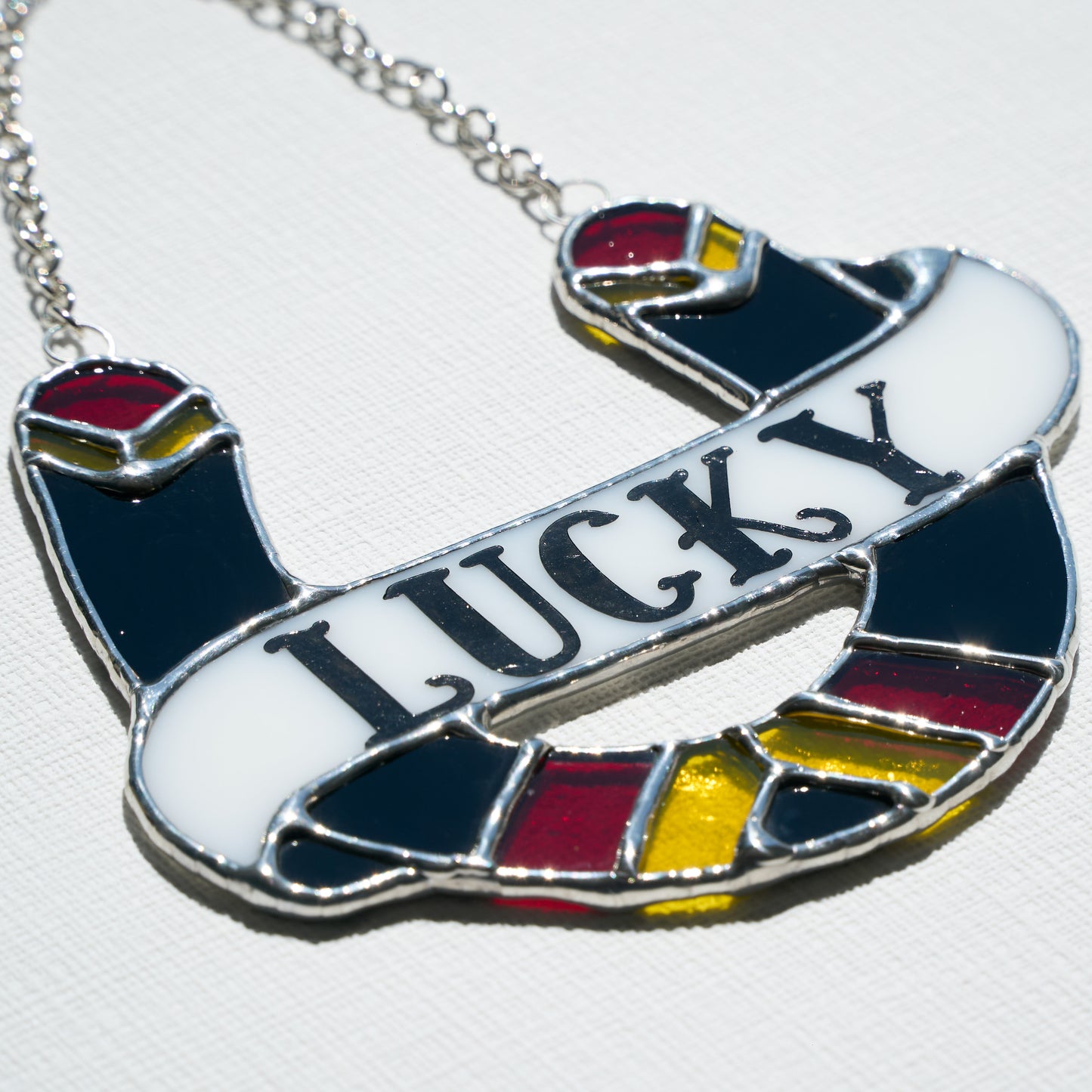 Vitrail Lucky - Fer à cheval