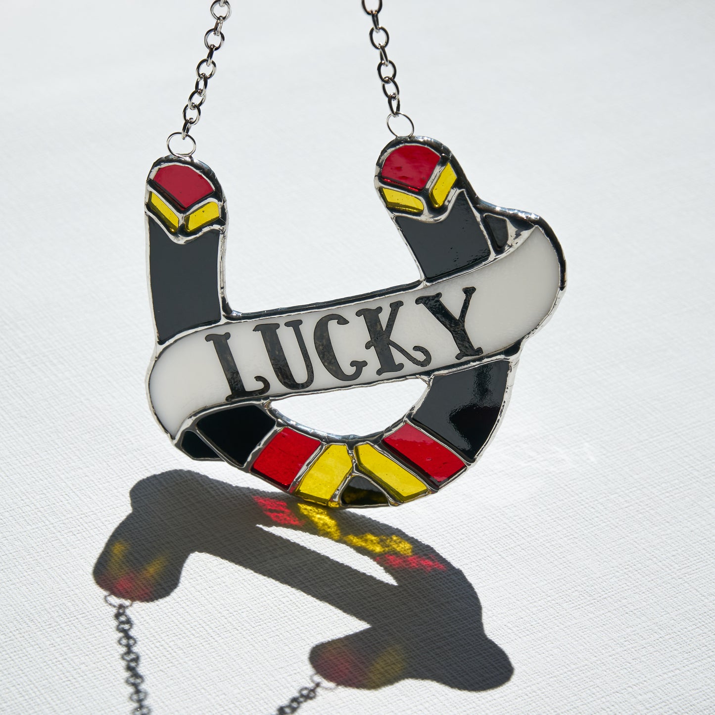 Vitrail Lucky - Fer à cheval