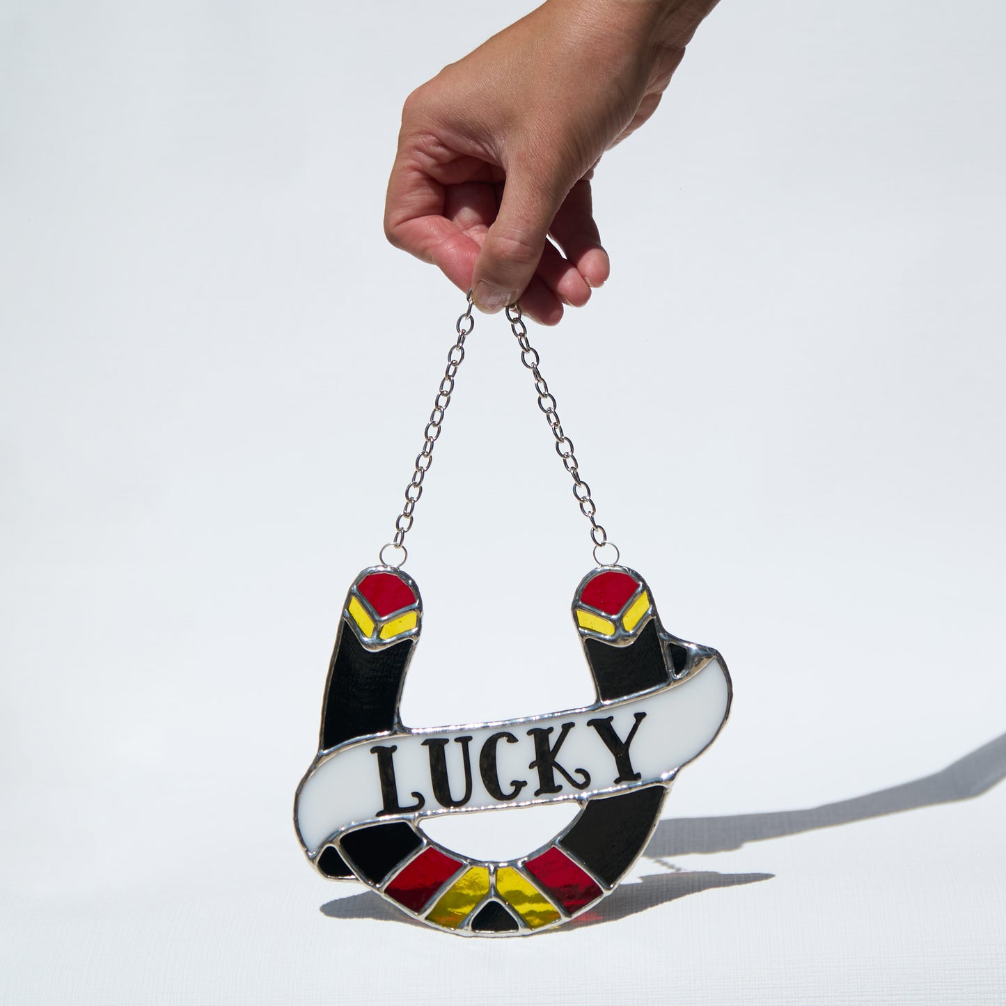 Vitrail Lucky - Fer à cheval