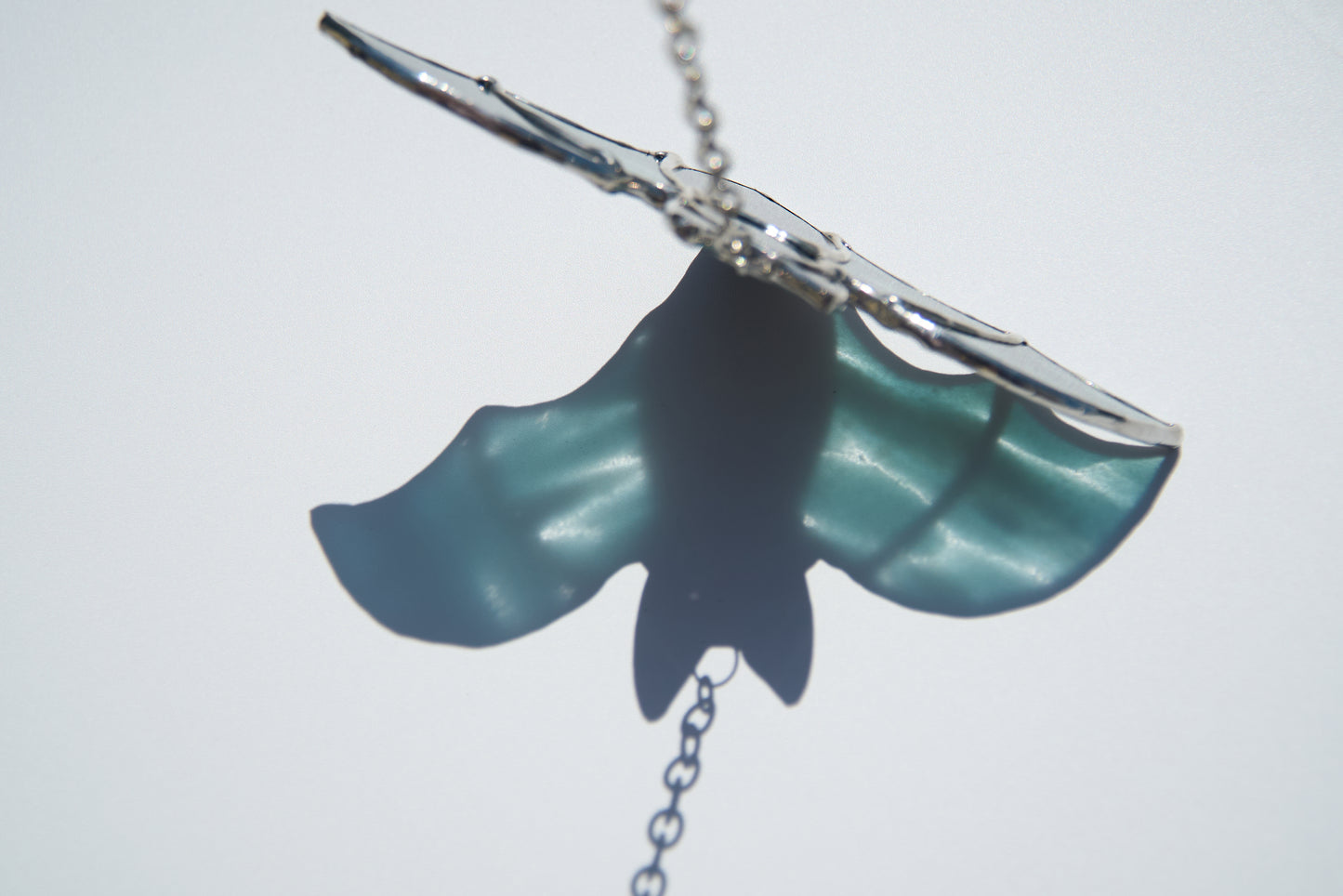Vitrail Chauve-Souris Vert Pailleté