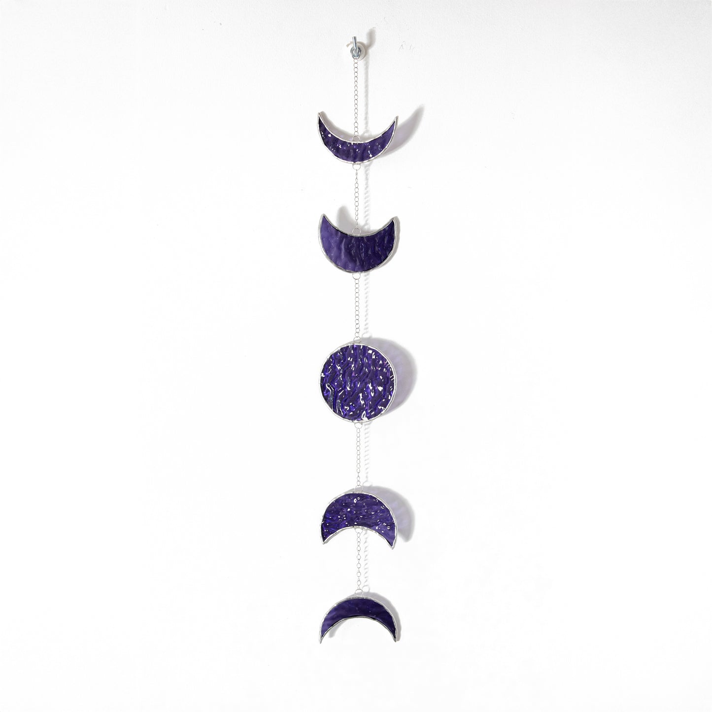 Vitrail - Suspension Phases de la Lune - Violet
