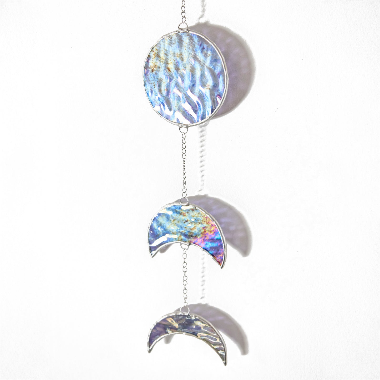 Vitrail - Suspension Phases de la Lune - Violet