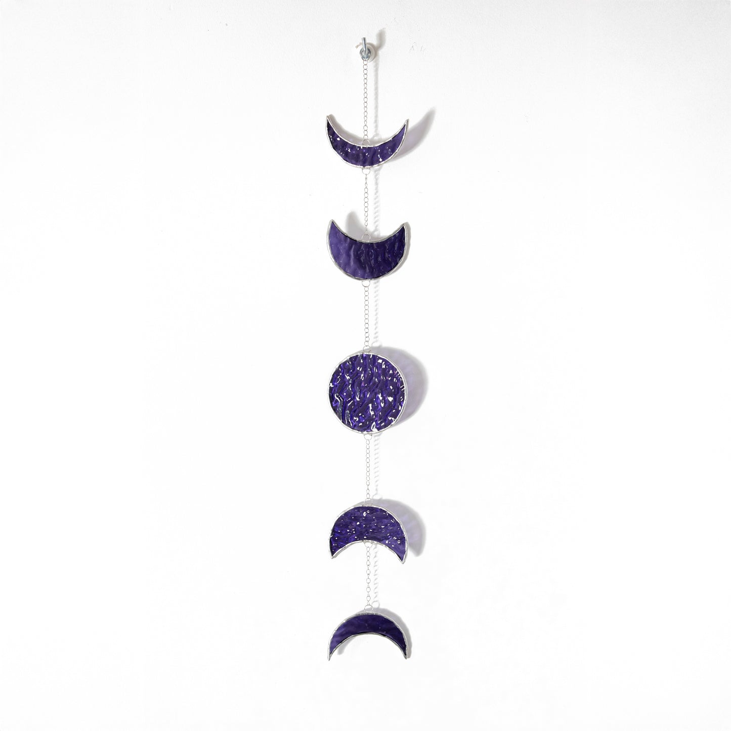 Vitrail - Suspension Phases de la Lune - Violet