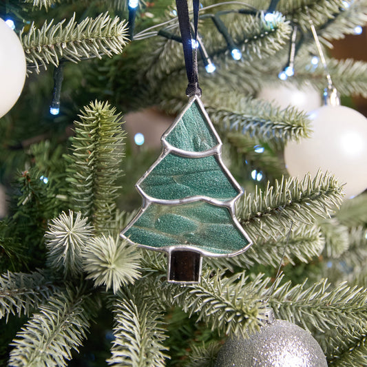 Décoration sapin - Sapin vert pailleté