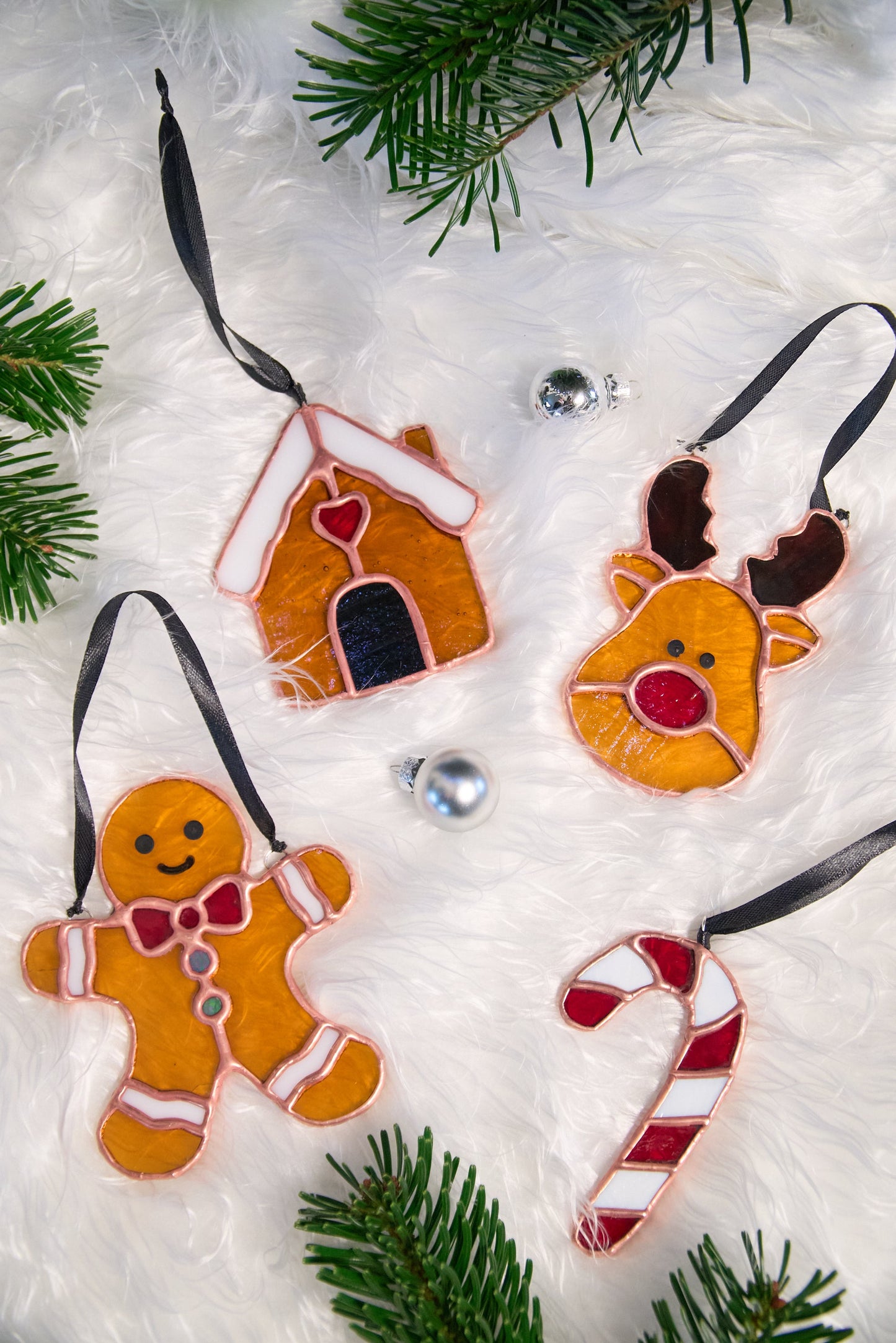 Décoration sapin - Maison Pain d'Epice Cuivrée